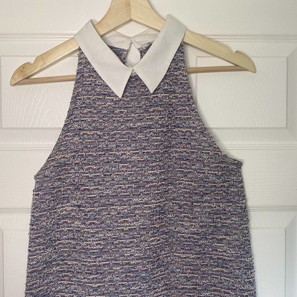 Zara Trafaluc High Neck, Collard, Sleeveless Dress. Small - Picture 2 of 5